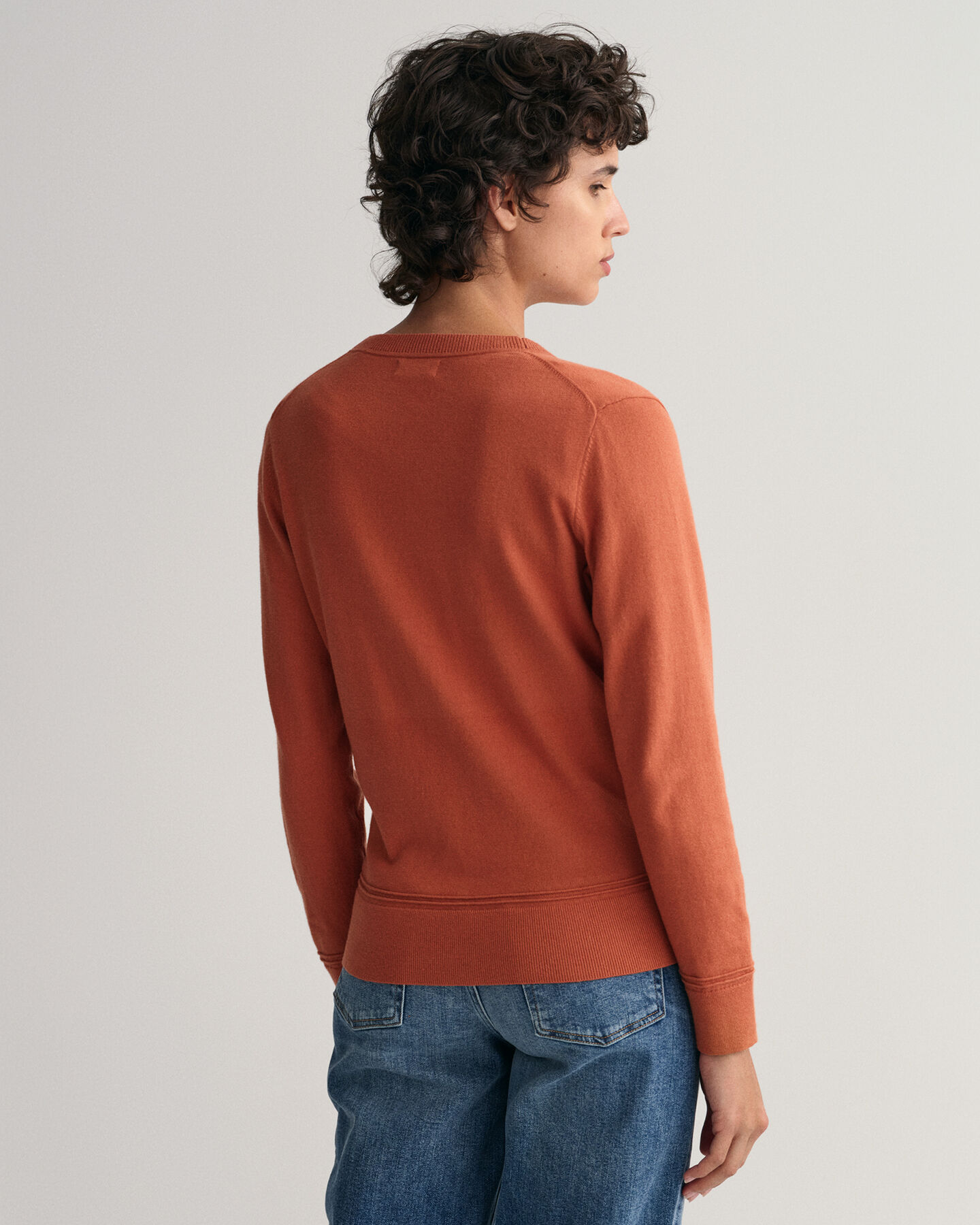 Light Cotton V-Neck Cardigan