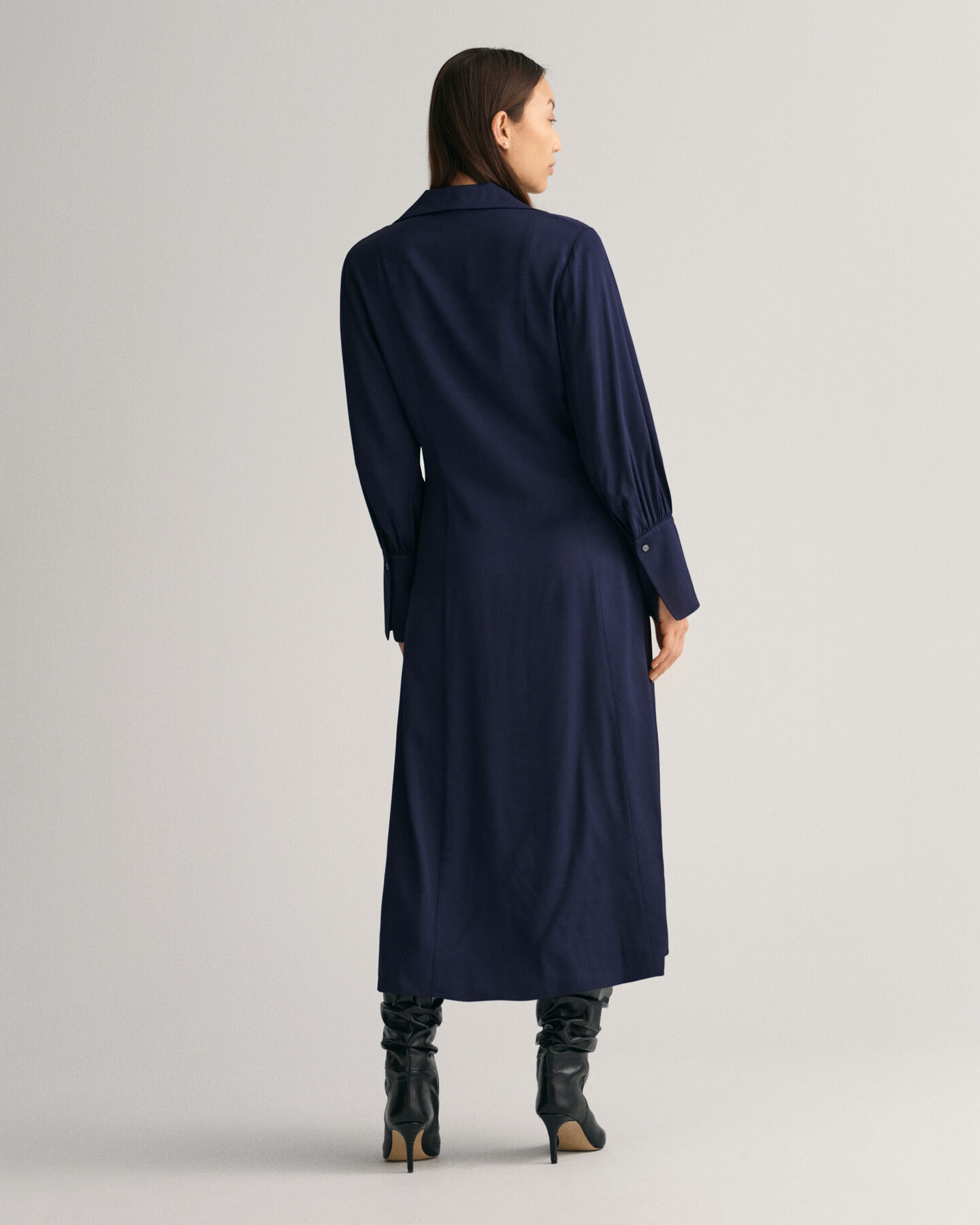 Slim Fit High Cuffs Dress