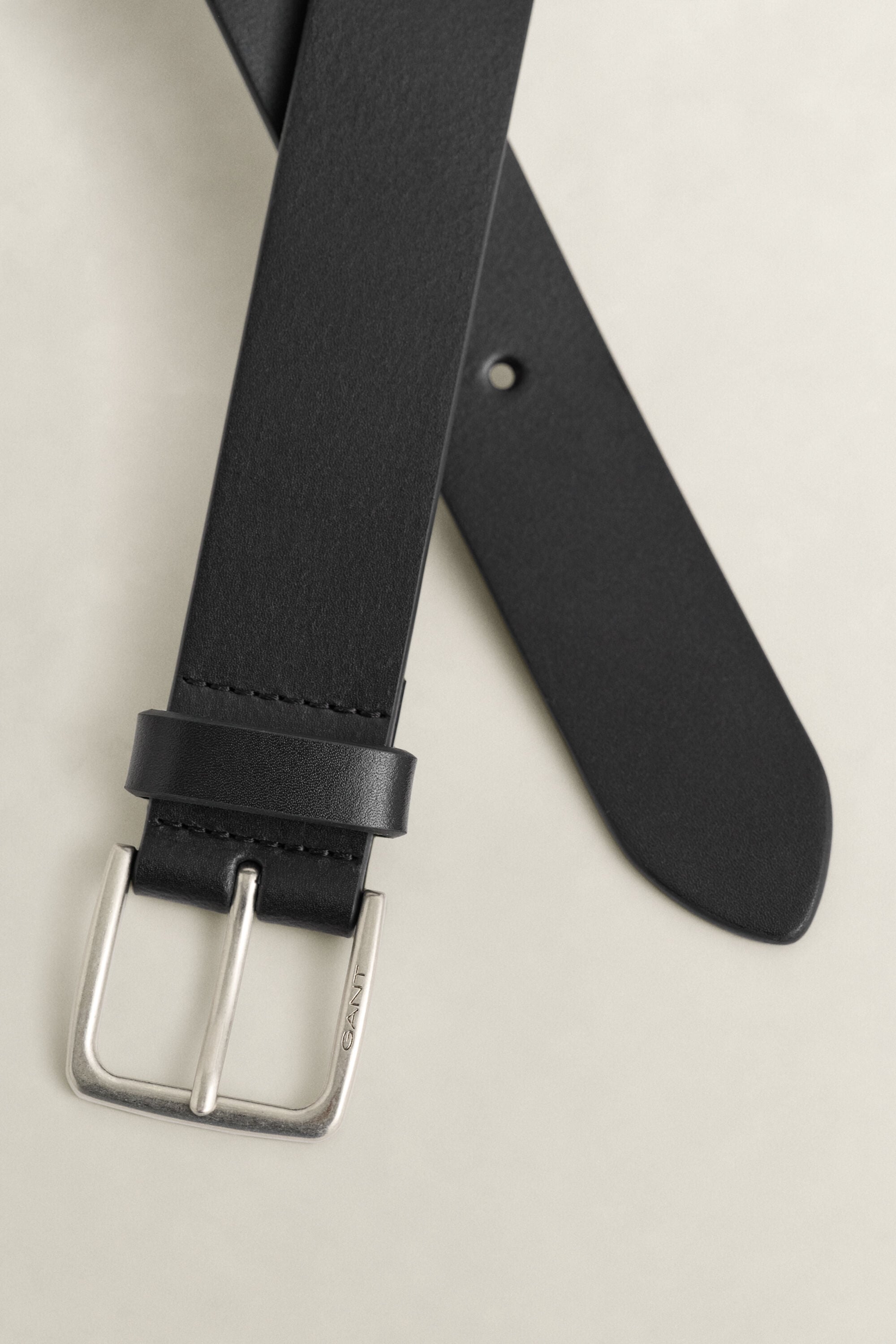 Leather Belt — BLACK