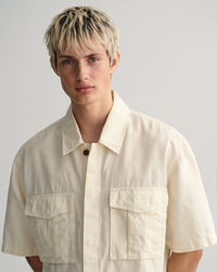 Relaxed Fit Short Sleeve Utility Shirt