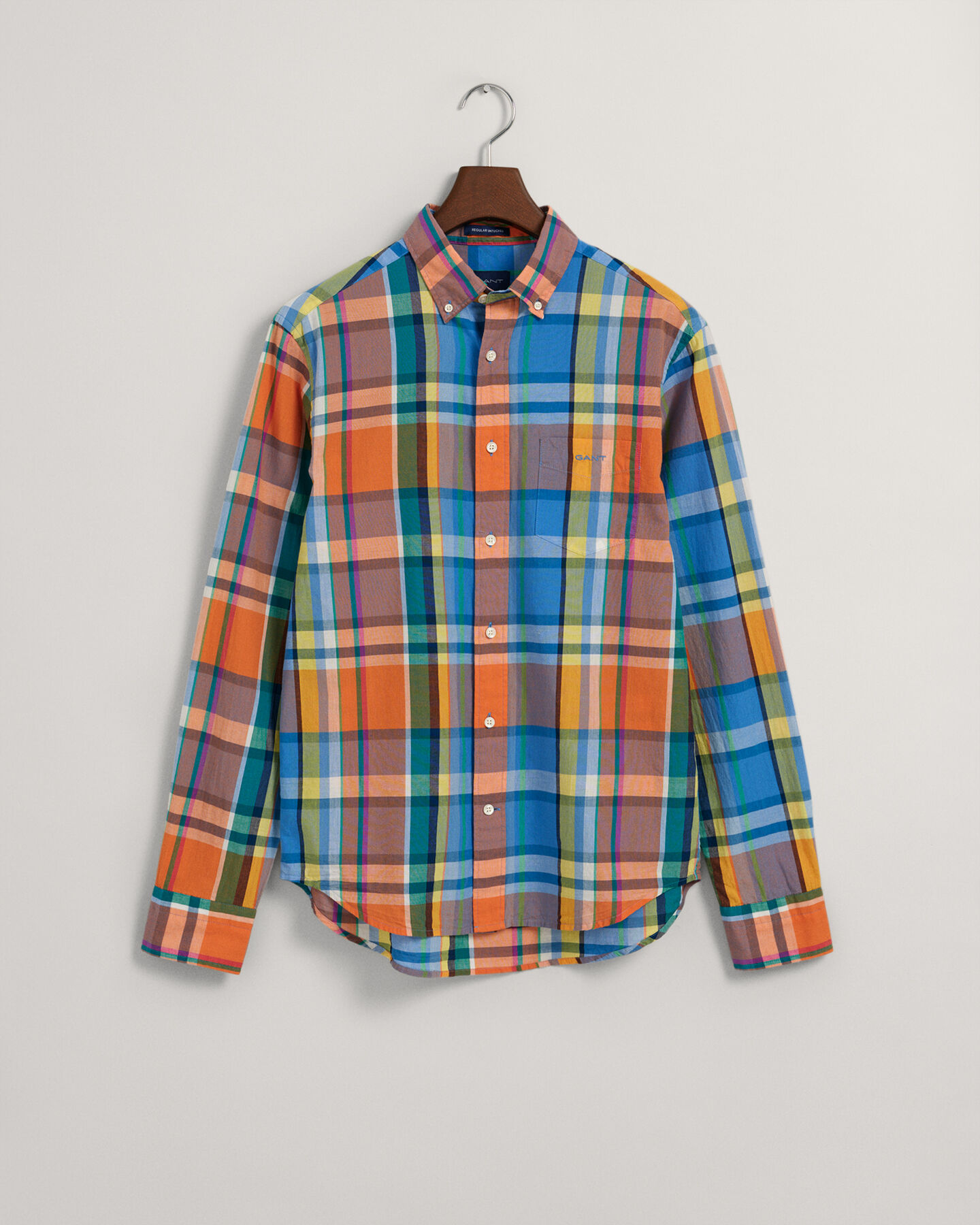 Regular Fit Colorful Madras Shirt