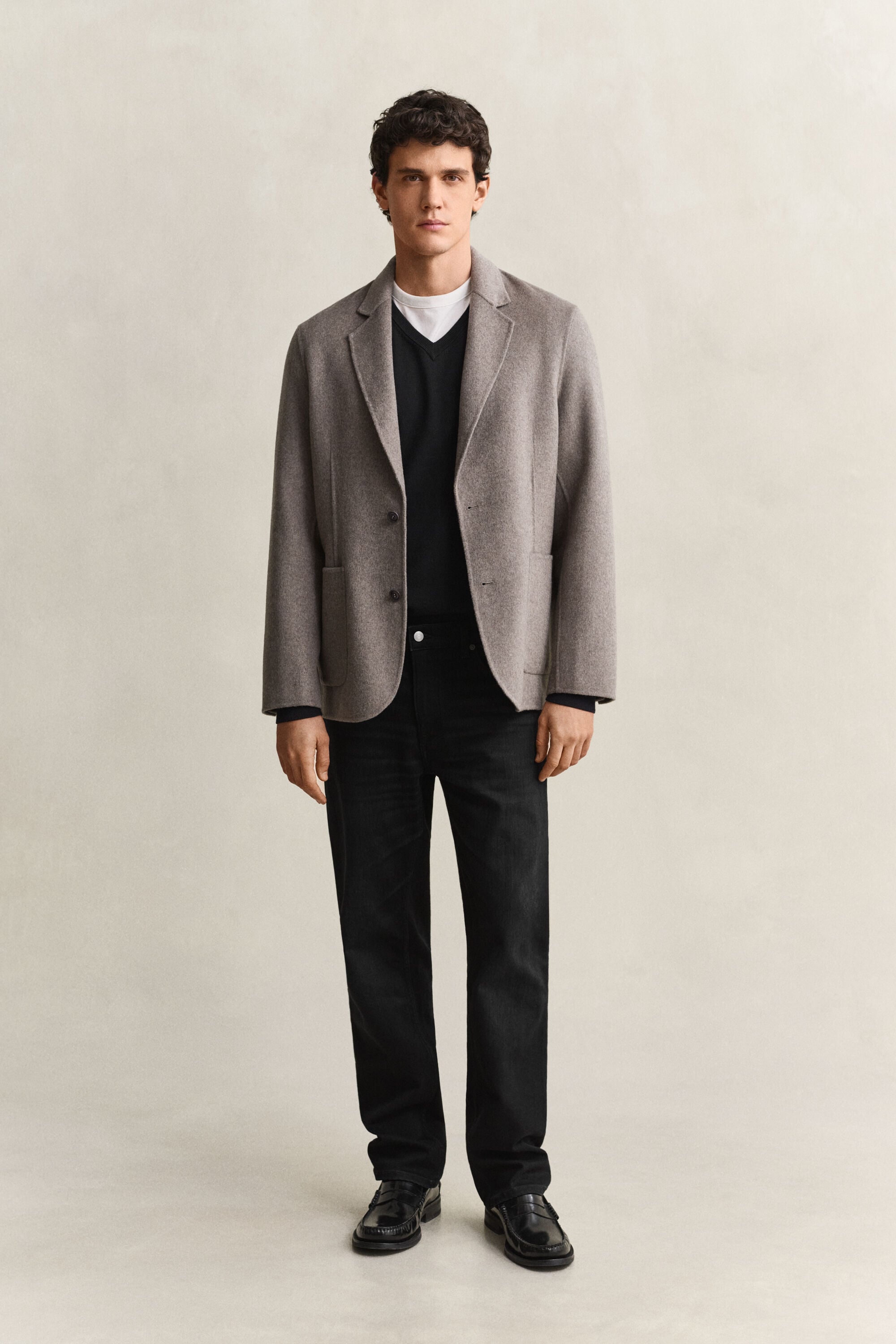 Cotton V-Neck Sweater