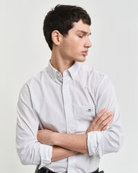Regular Fit Micro Print Shirt