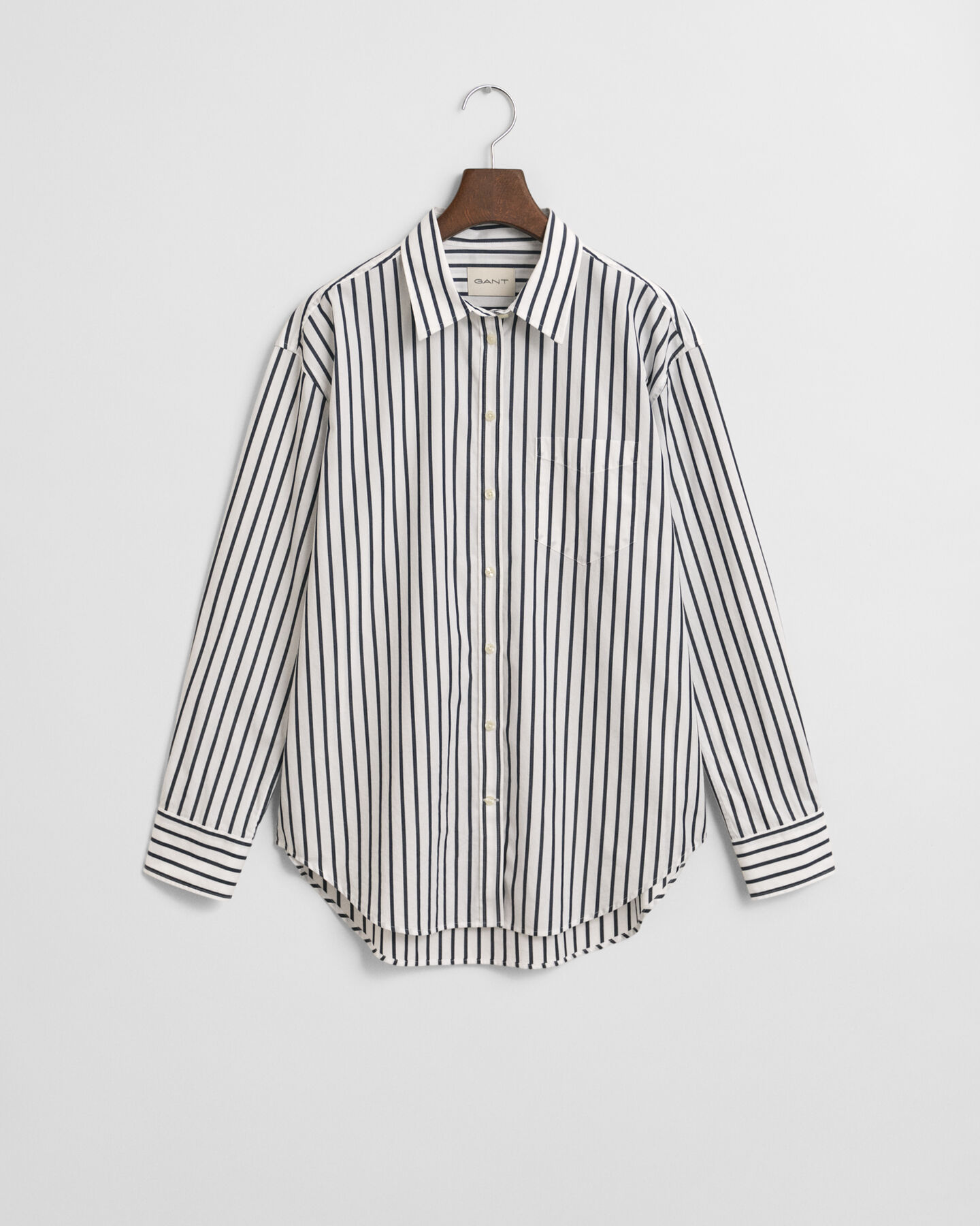 Relaxed Fit Classic Striped Poplin Shirt
