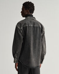 Oversized Heavy Wash Denim Shirt