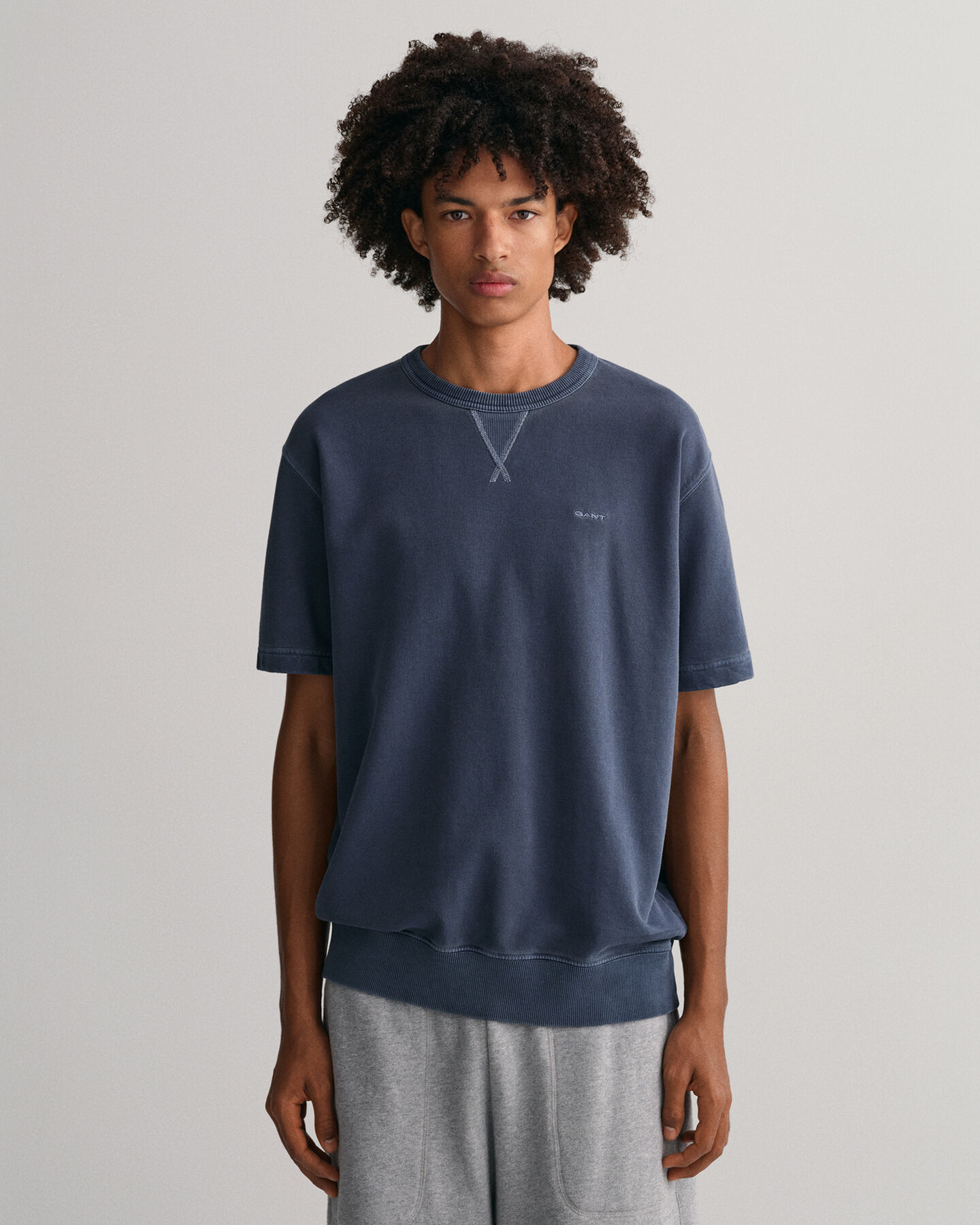 Sunfaded Short Sleeve Sweatshirt