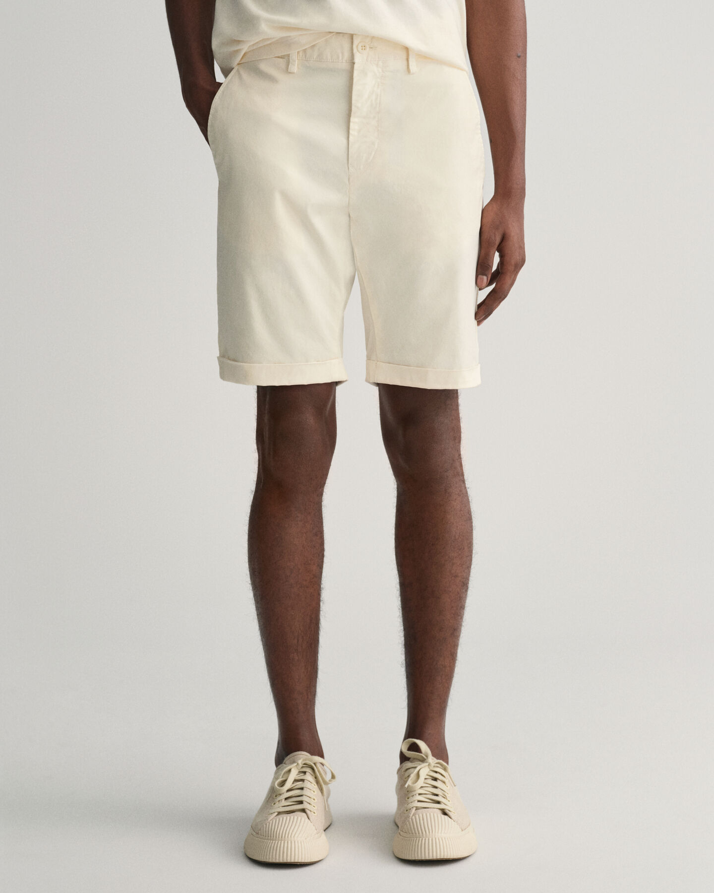 Slim Fit Sunfaded Shorts