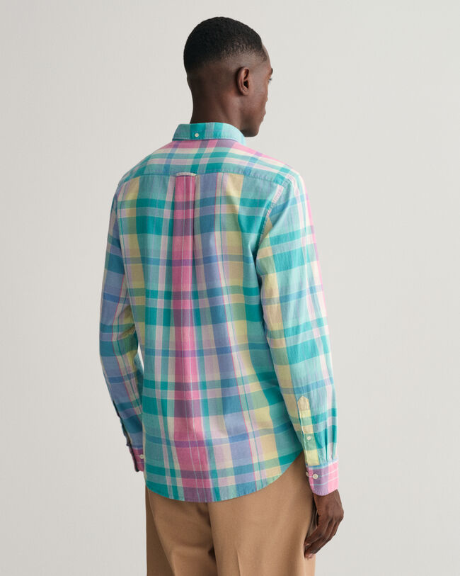 Regular Fit Colorful Madras Shirt