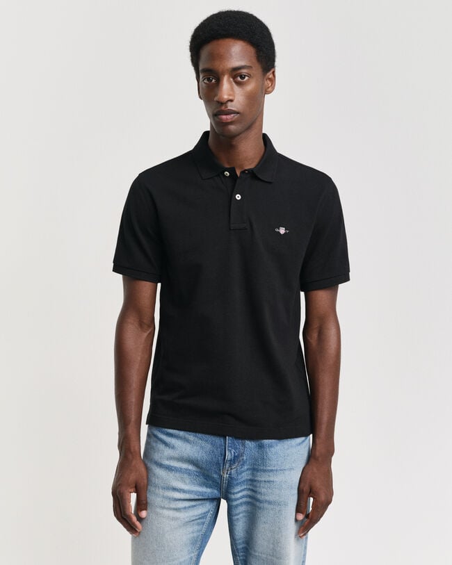 Seasonal Essential Embroidered Archive Shield Polo Shirt