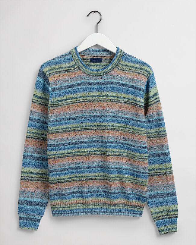 Space-Dyed Crew Neck Sweater