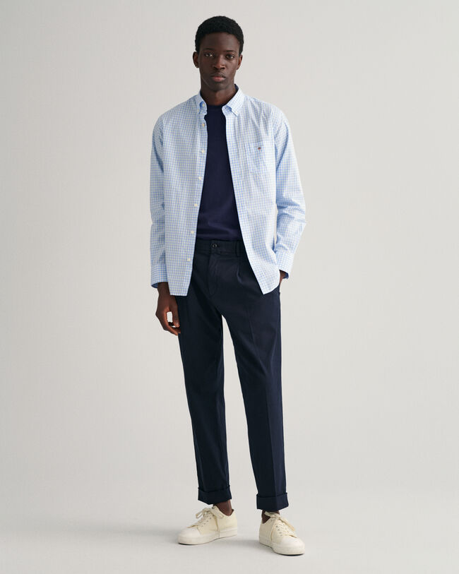 Regular Fit Gingham Broadcloth Shirt