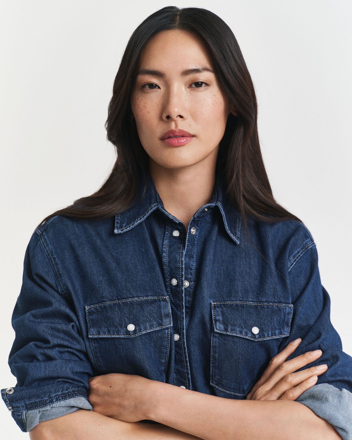 Relaxed Fit Pocket Denim Shirt