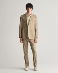 Slim Fit Cotton Linen Suit Pants