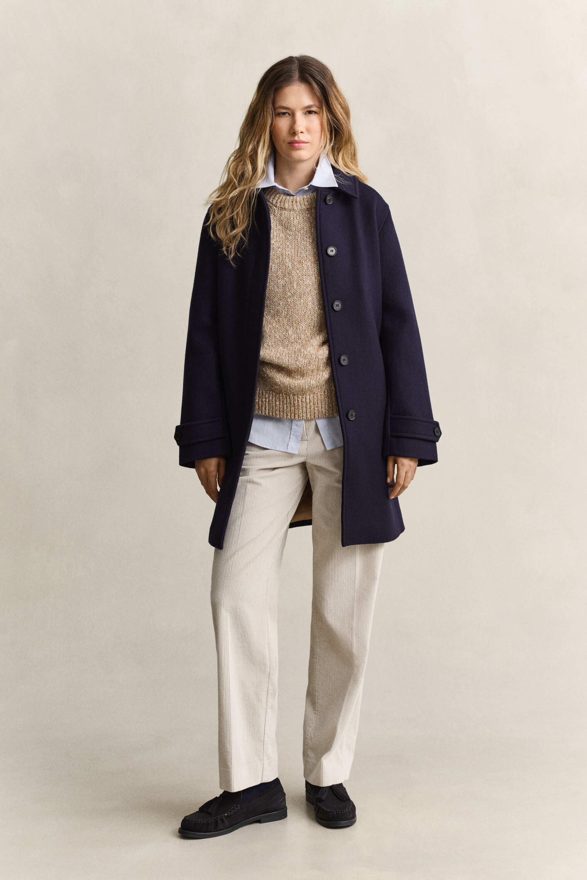 Mouliné Wool Blend Sweater