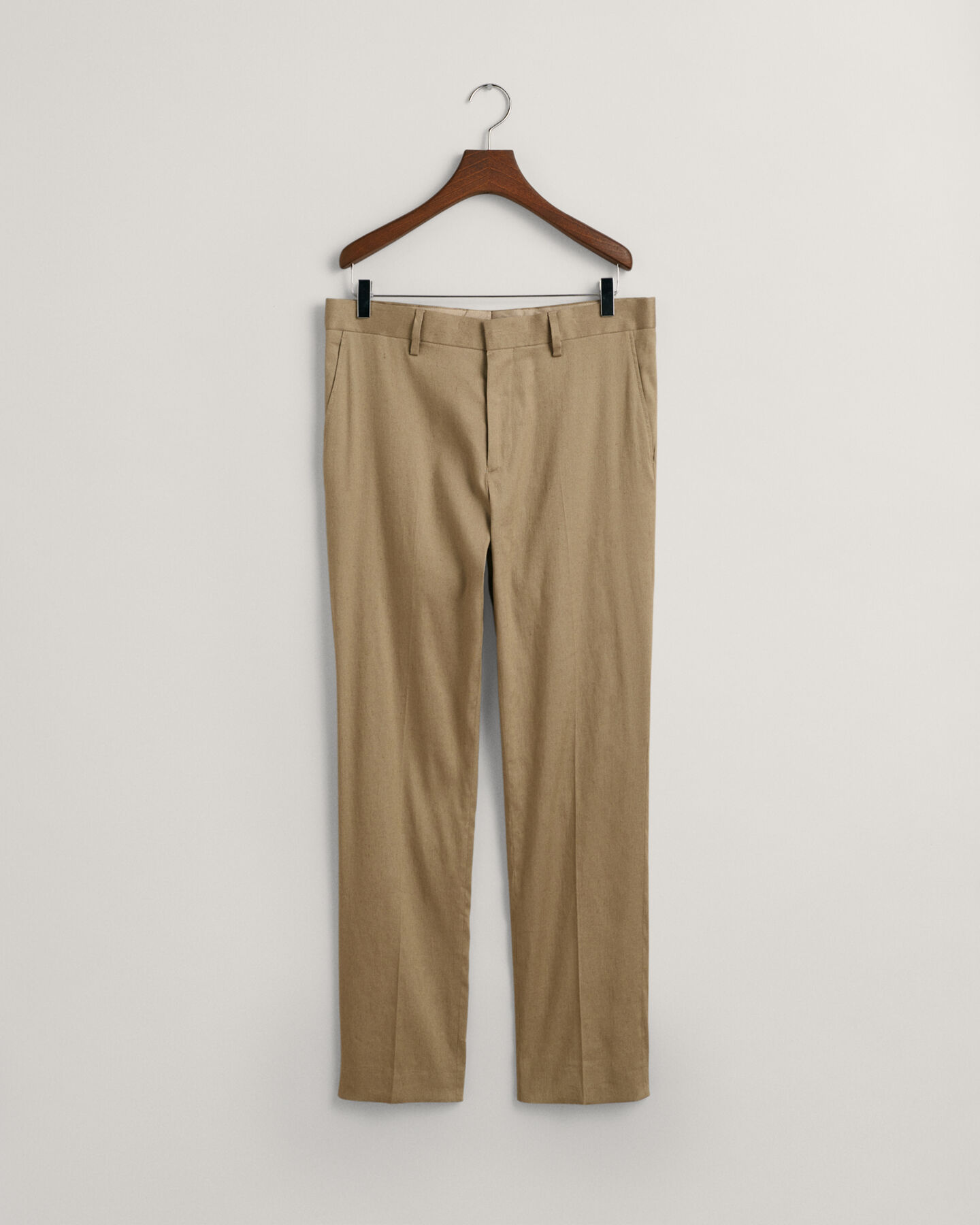 Slim Fit Cotton Linen Suit Pants