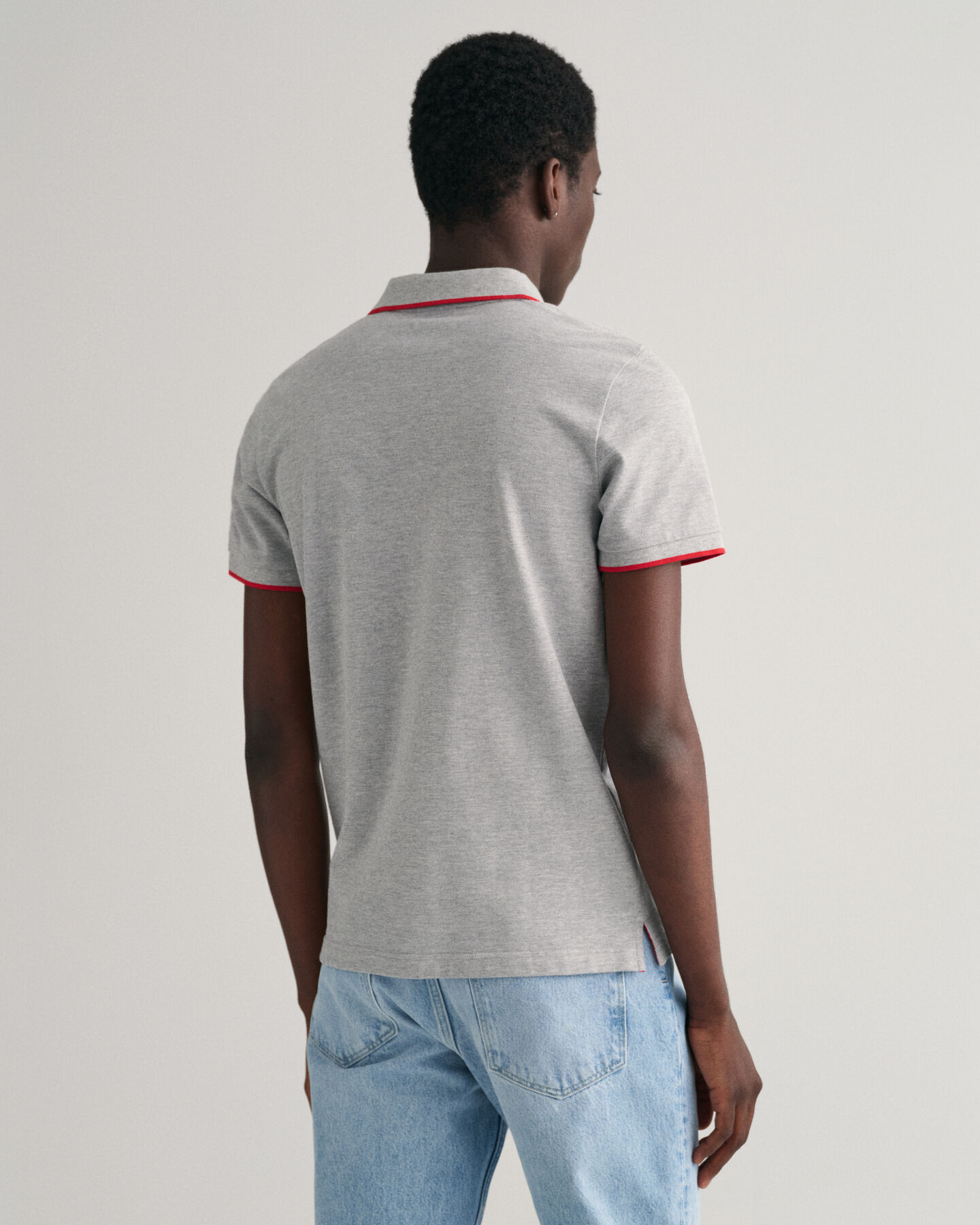 Contrast Tipped Piqu&eacute; Polo Shirt