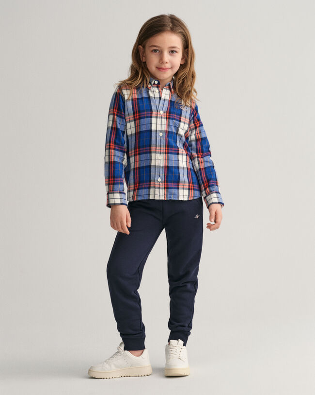 Kids Regular Fit Checked Flannel Shirt