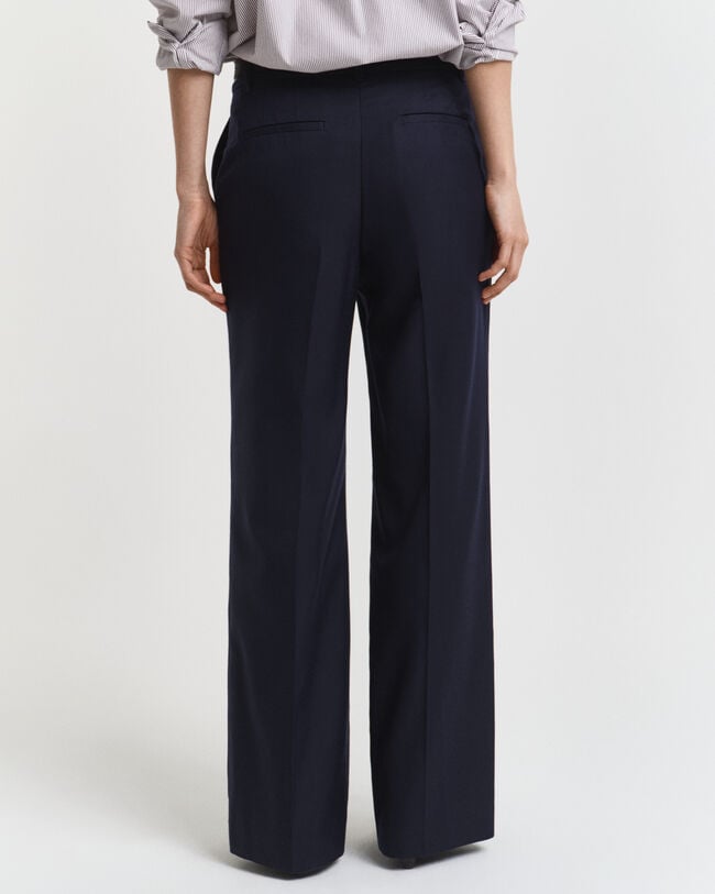 Tailored Wool Blend Pants