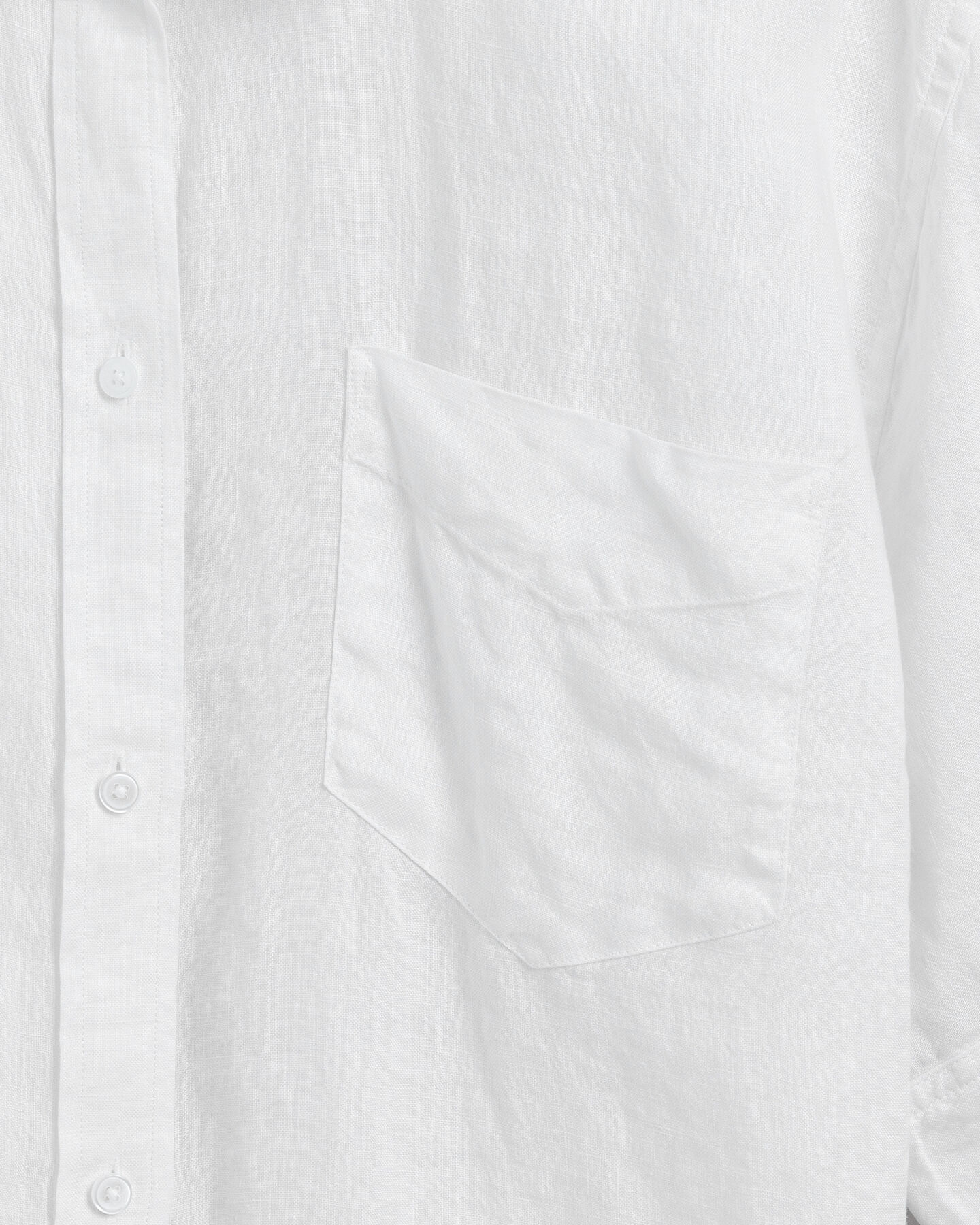 Relaxed Fit Linen Chambray Short Sleeve Shirt