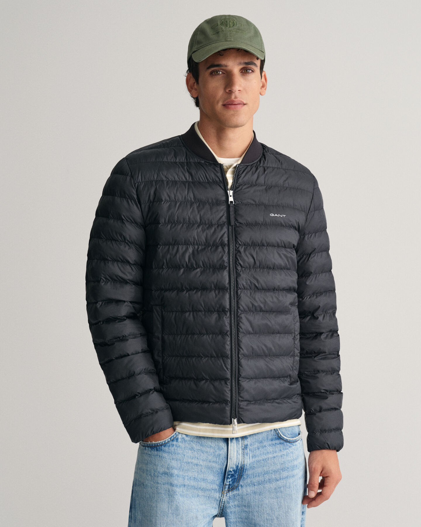 Light Padded Bomber Jacket