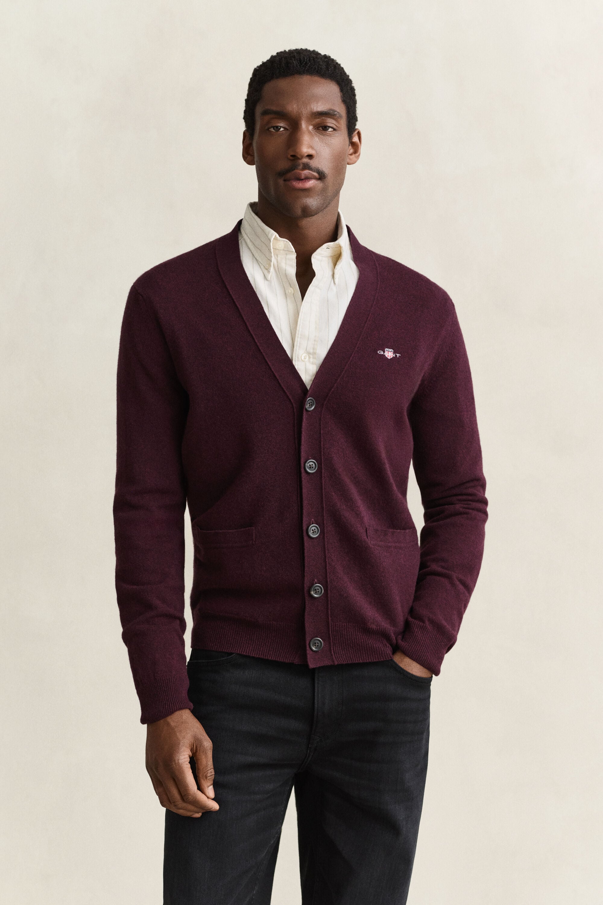 Lambswool V-Neck Cardigan