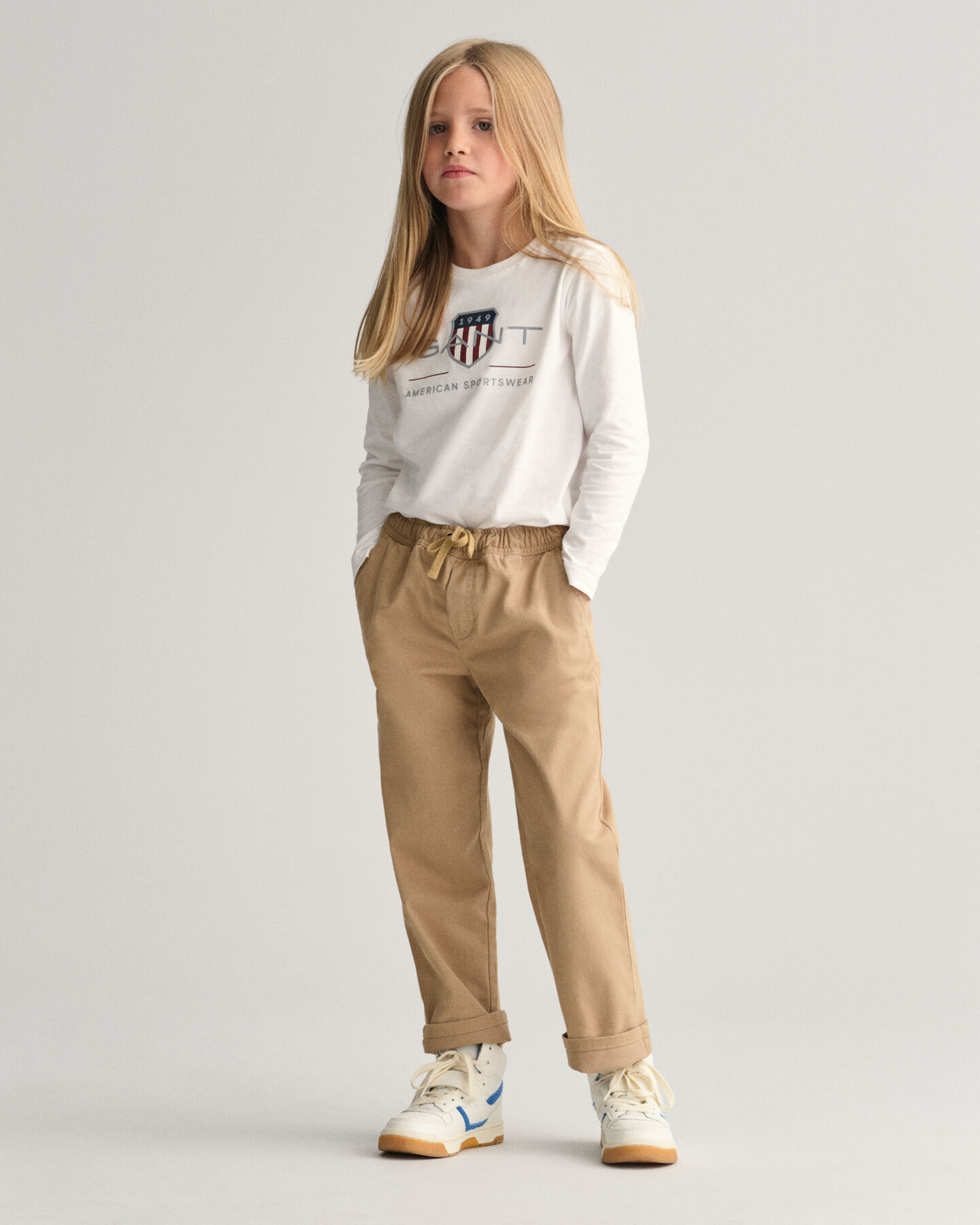 Kids Woven Pull-On Pants