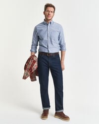 Regular Fit Striped Archive Oxford Shirt