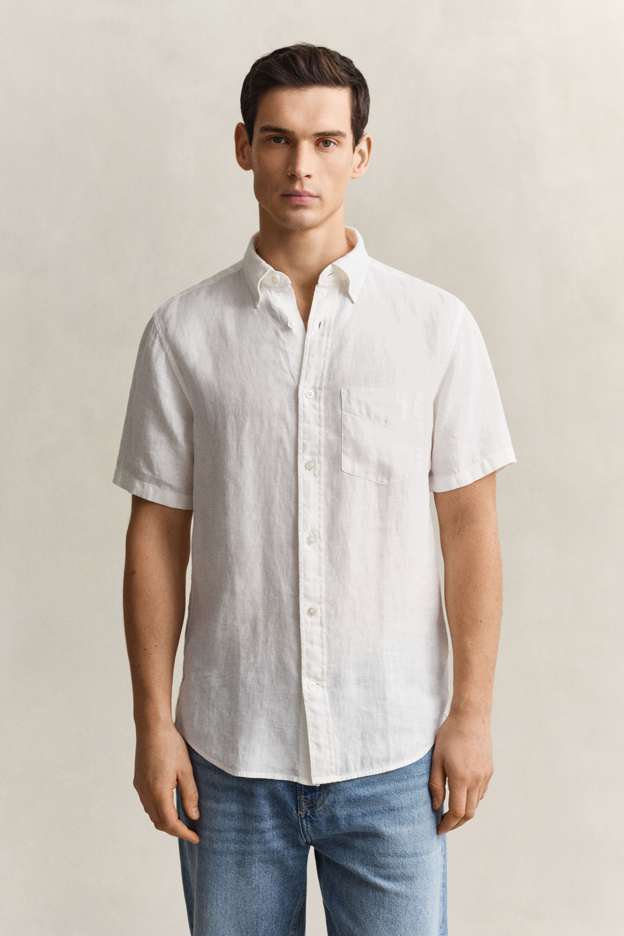 Short Sleeve Linen Shirt