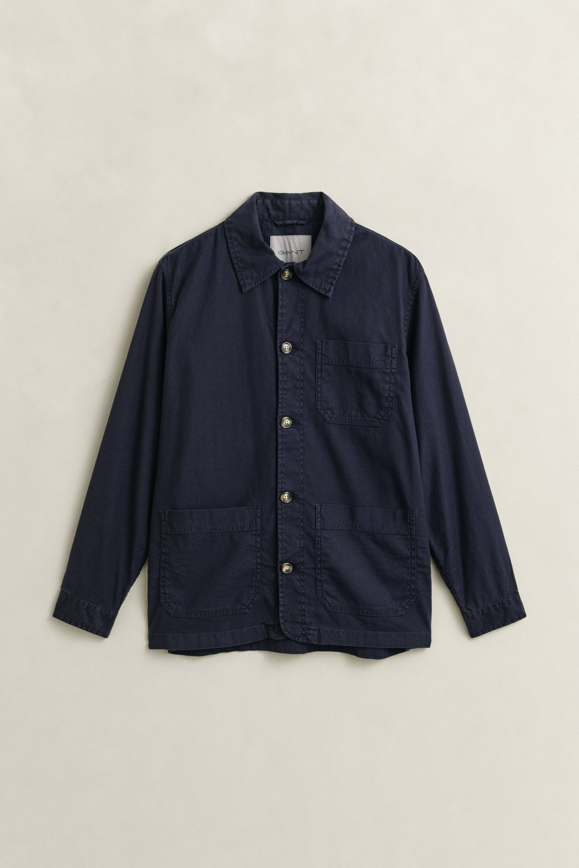 Linen Blend Overshirt