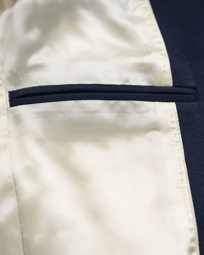 Slim Fit Piqué Blazer