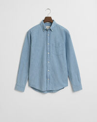 Regular Fit Indigo Chambray Shirt