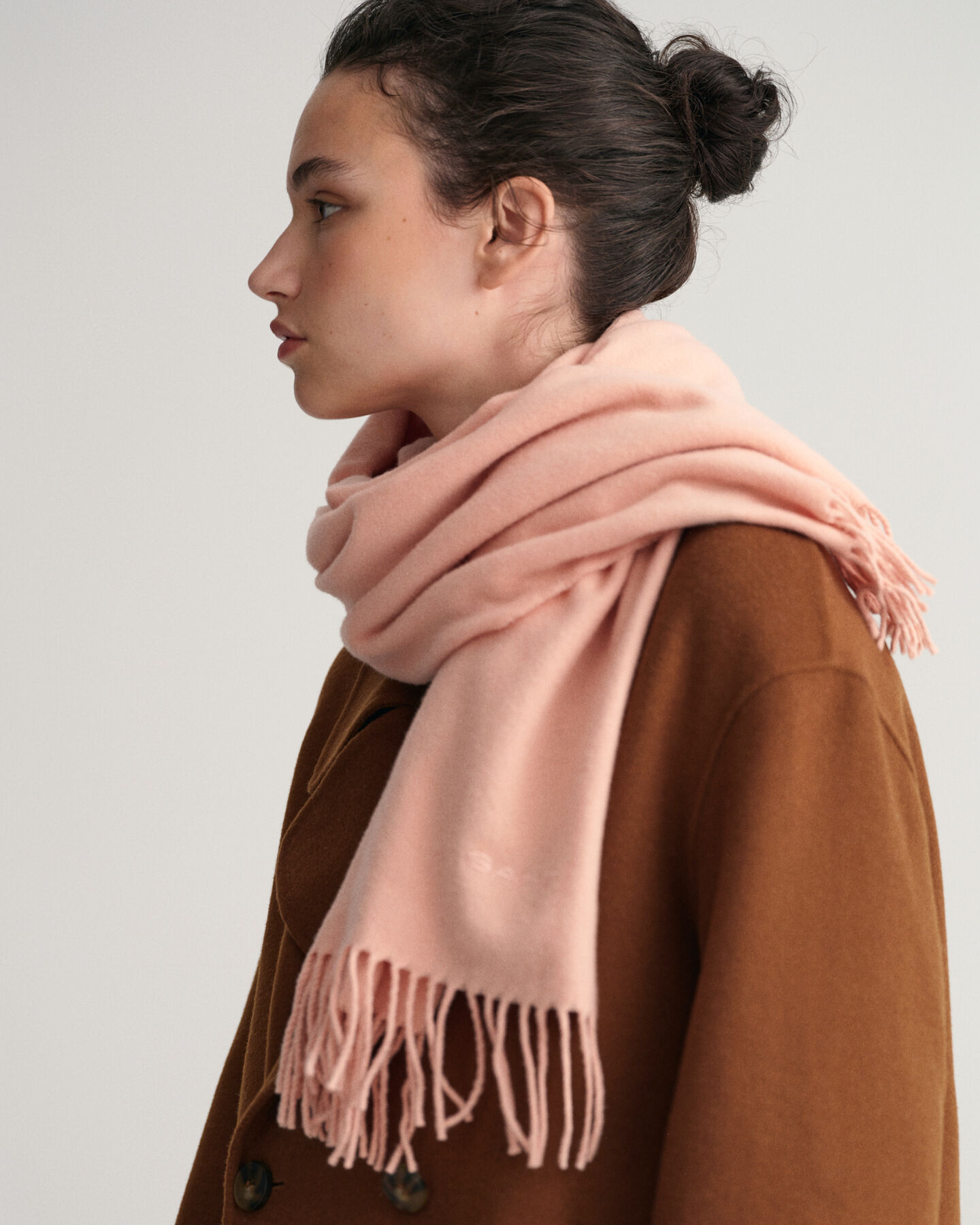 Wool Solid Woven Scarf