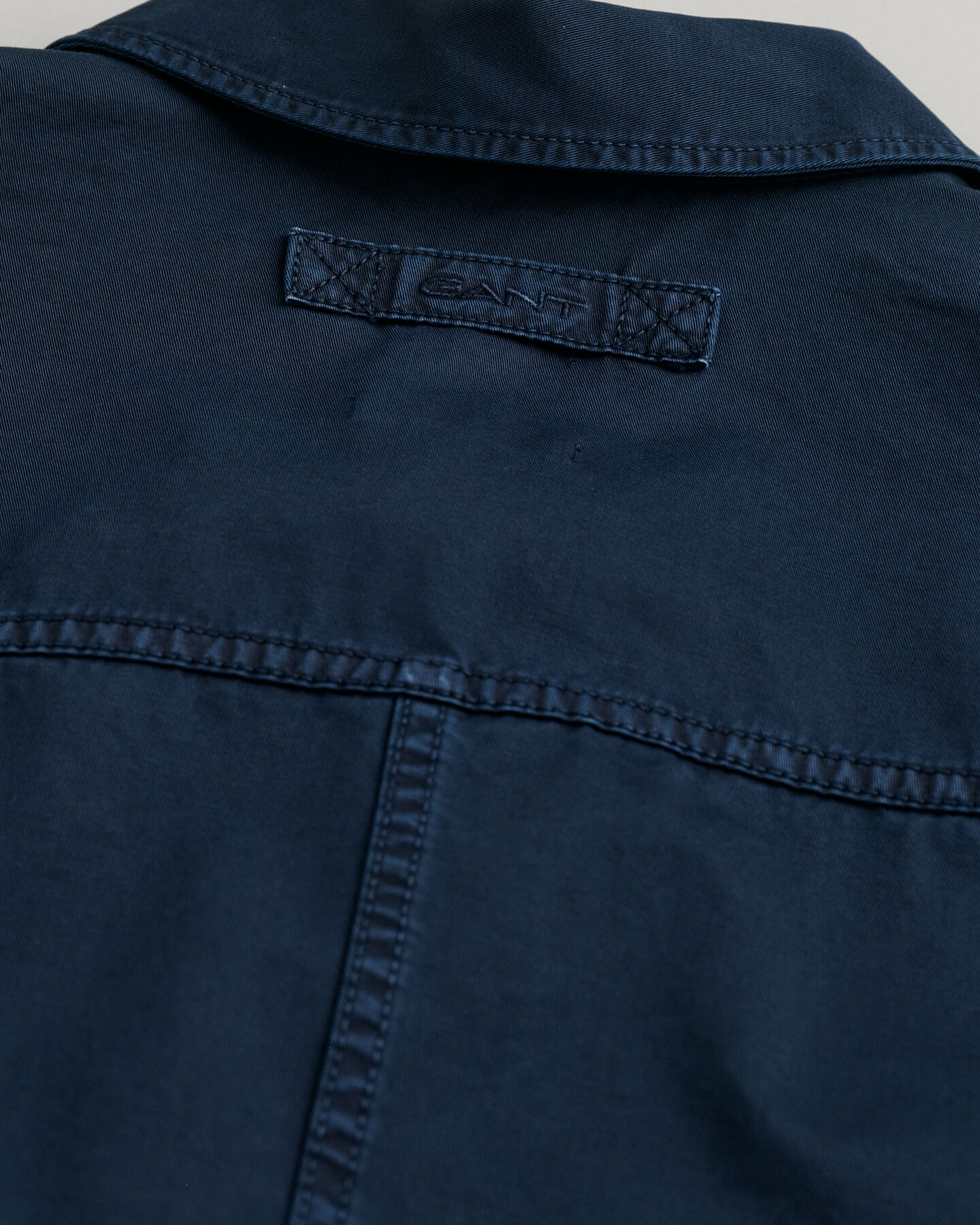 Garment-Dyed Twill Overshirt