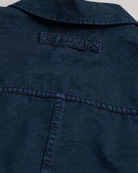 Garment-Dyed Twill Overshirt