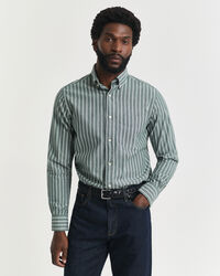 Regular Fit Striped Archive Poplin Shirt