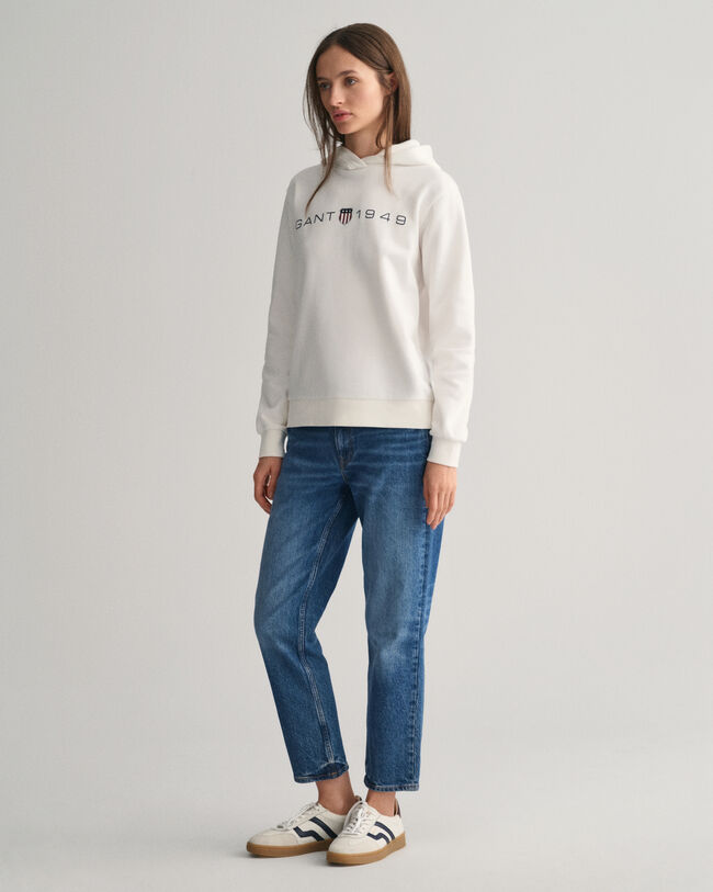 Archive Shield Print Hoodie