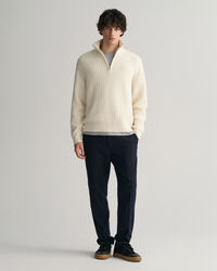 Textured Half-Zip Sweater