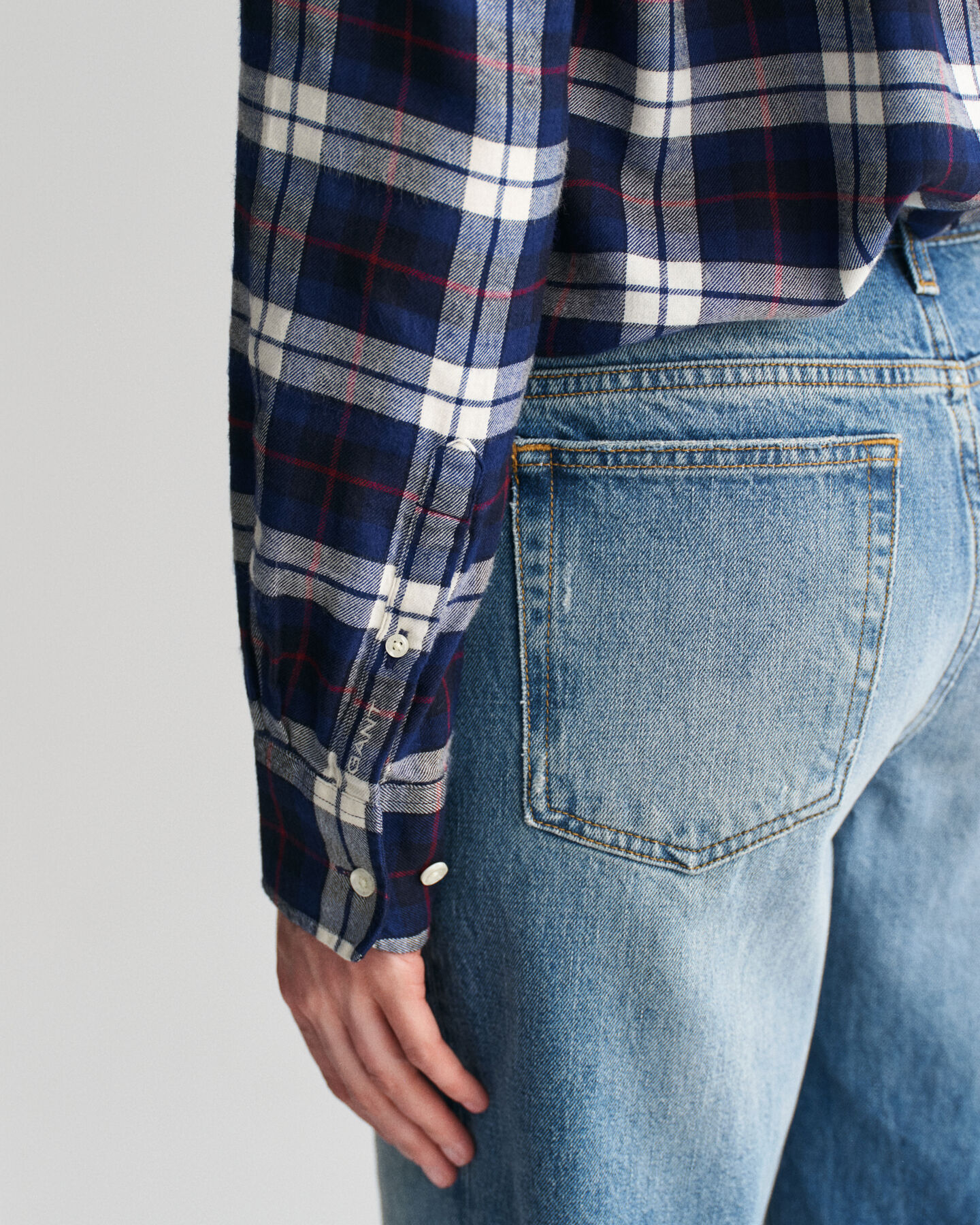 Relaxed Fit Checked Flannel Shirt