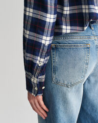 Relaxed Fit Checked Flannel Shirt