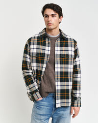 Checked Herringbone Overshirt