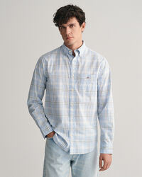 Regular Fit Checked Poplin Shirt