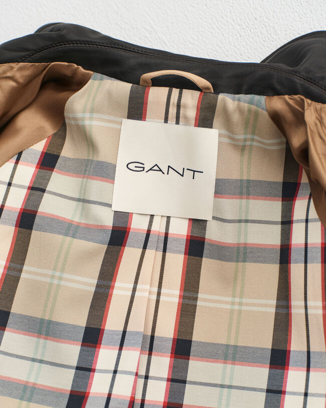 Leather Collar Car Coat