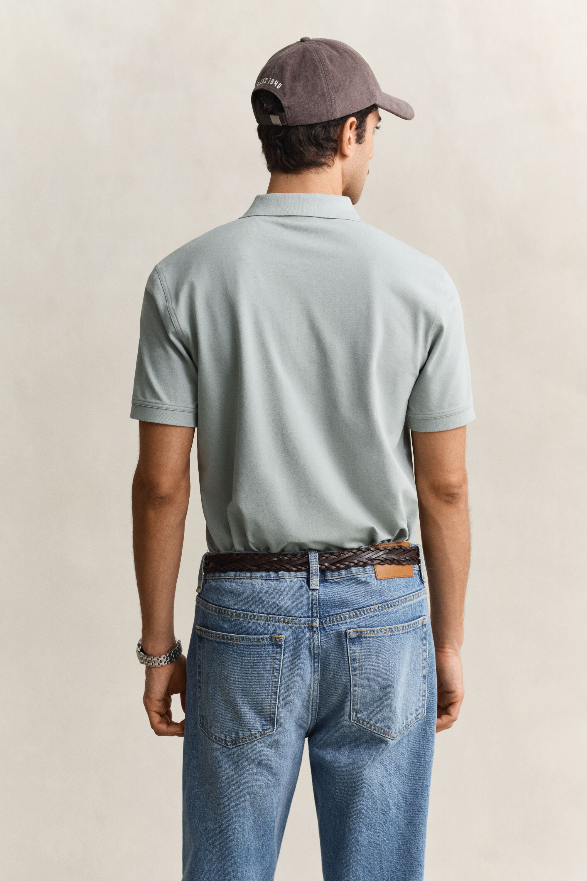 Contrast Piqué Polo Shirt