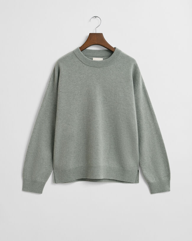Superfine Lambswool Crew Neck Sweater