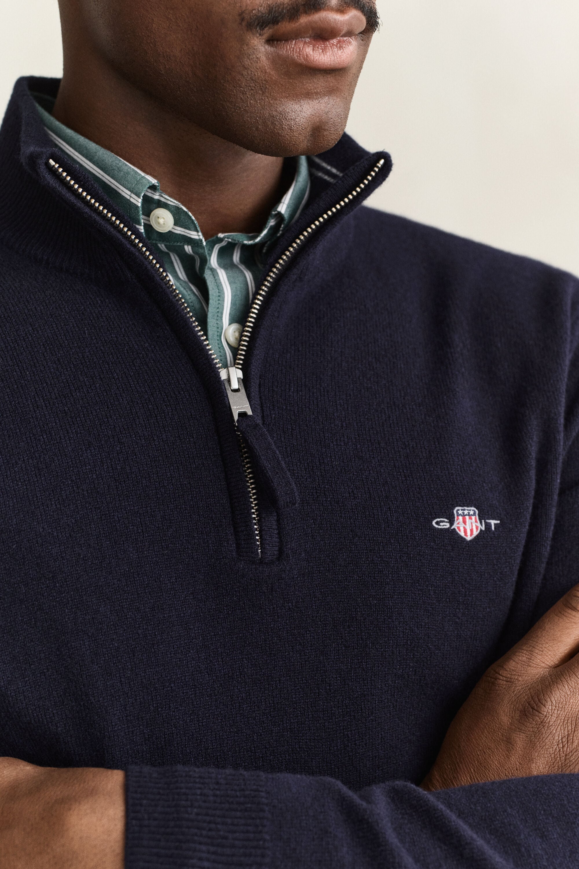 Lambswool Half-Zip Sweater