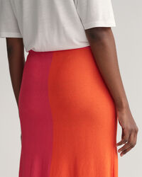 Color Block Knit Skirt