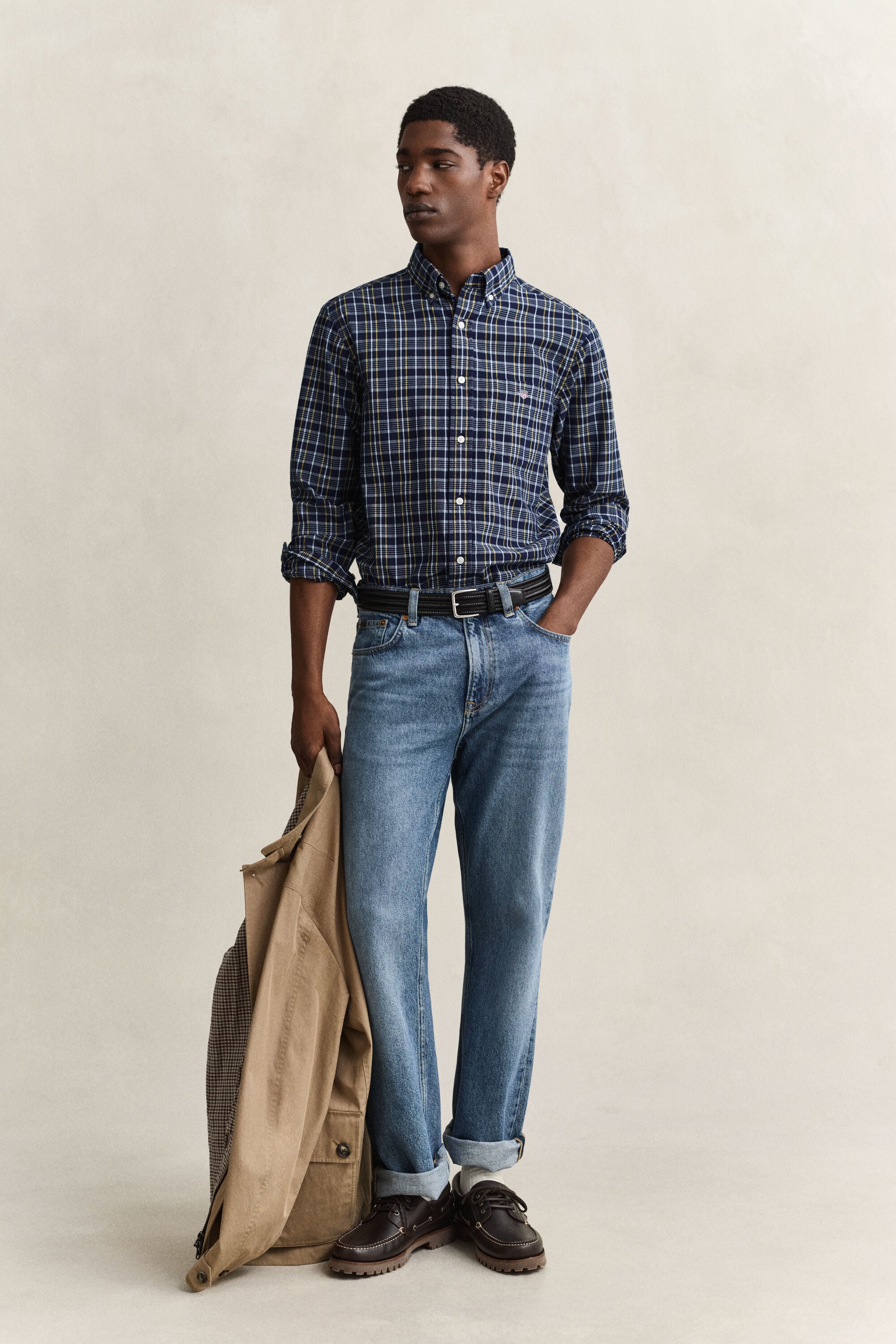Checked Archive Poplin Shirt