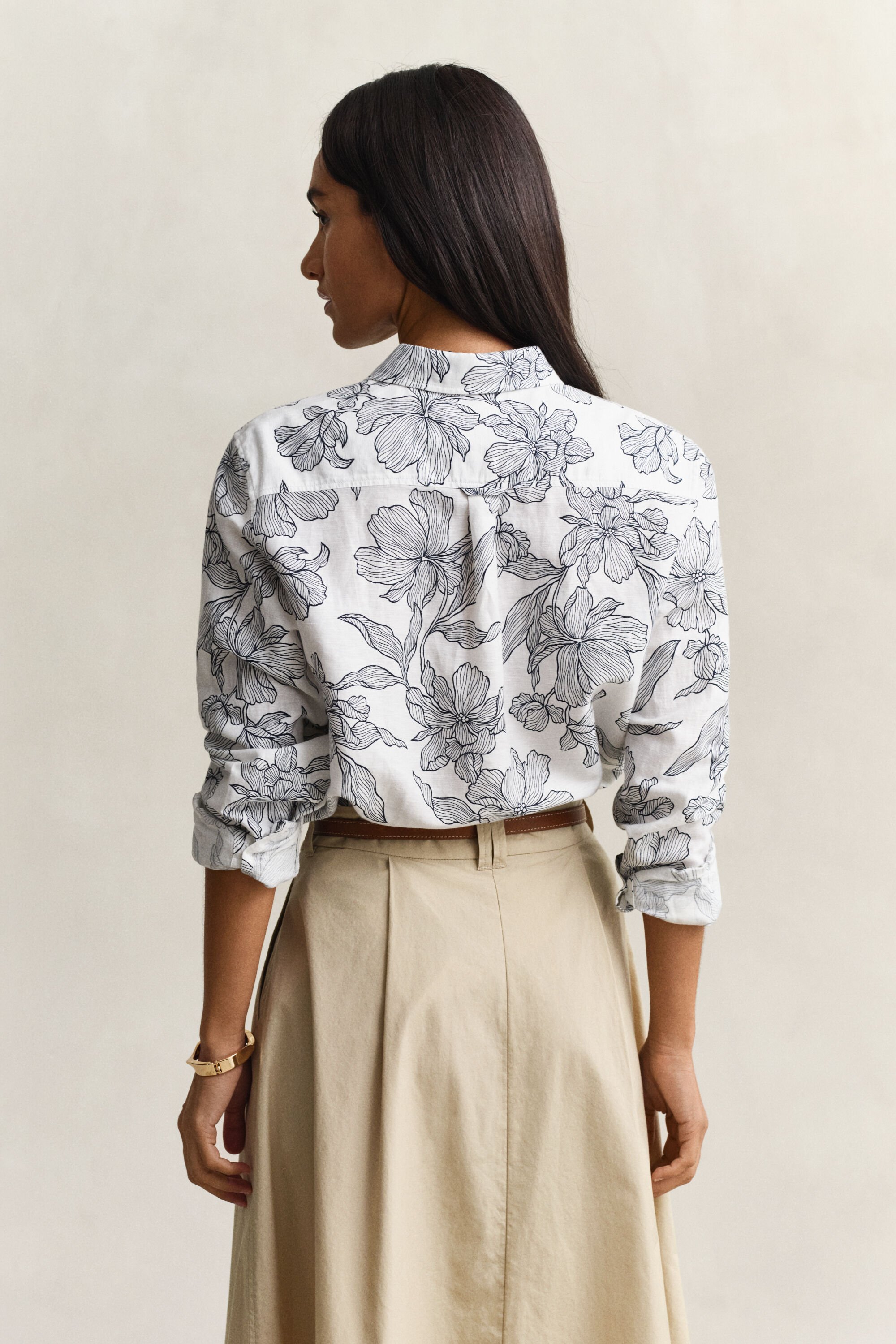 Floral Linen Shirt