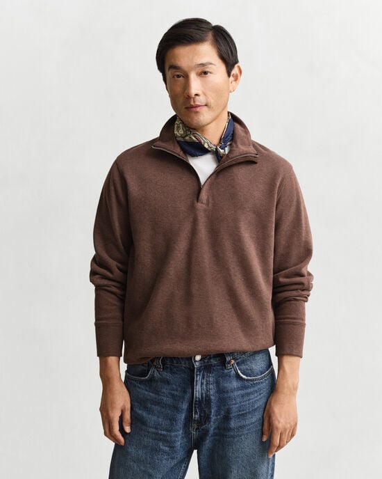 Light Sacker Rib Half-Zip Sweatshirt