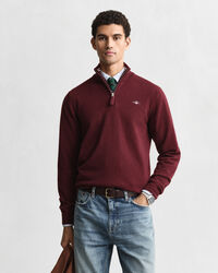 Superfine Lambswool Half-Zip Sweater